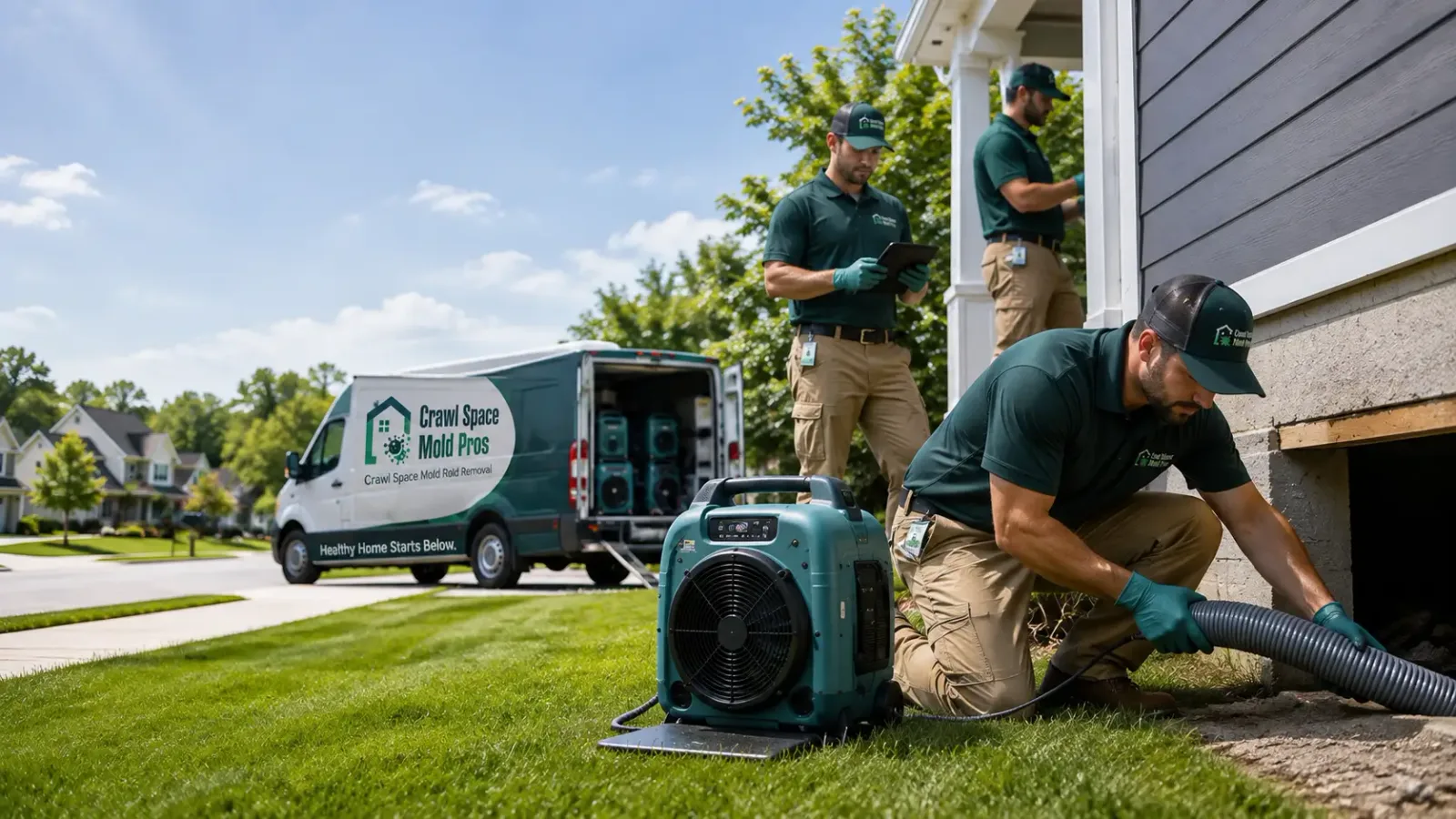Crawl Space Mold Removal in Partlow, VA
